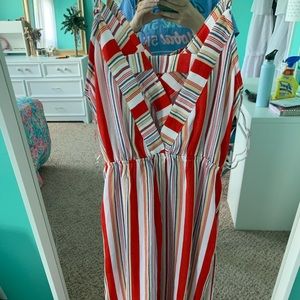 C&C California Striped Jumpsuit